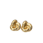 Golden Knot Studs