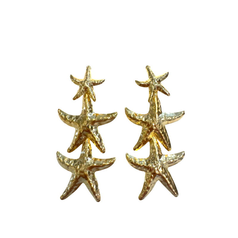 Starfish Drop Earrings
