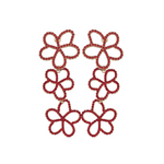 Pave Posey Drops-red