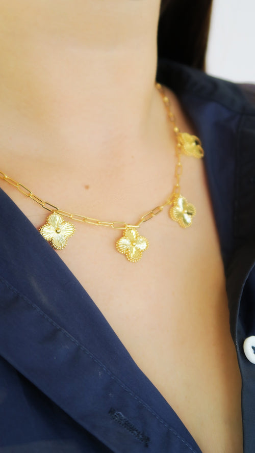 Clover Charm Necklace