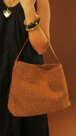 Woven Marin Bag - Brown
