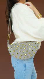 Maeve Studded Bag - Gray