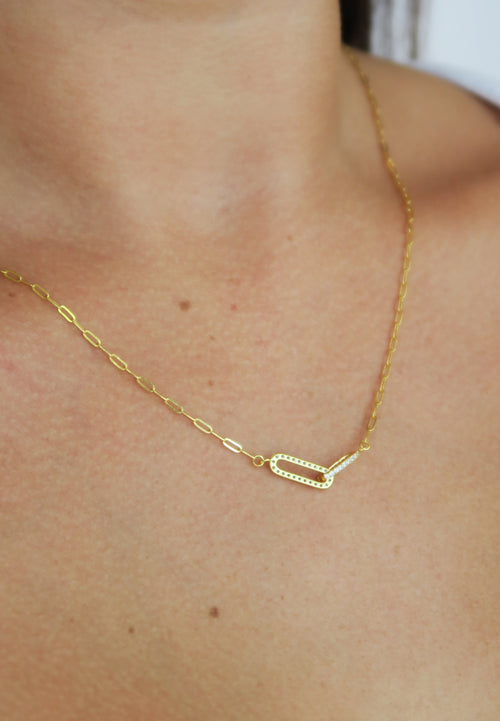 Interlocked Chain Necklace