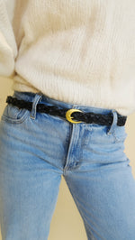 Braided Beatrice Belt - Black