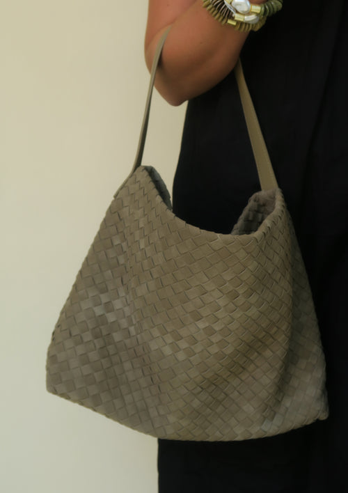 Woven Marin Bag - Black