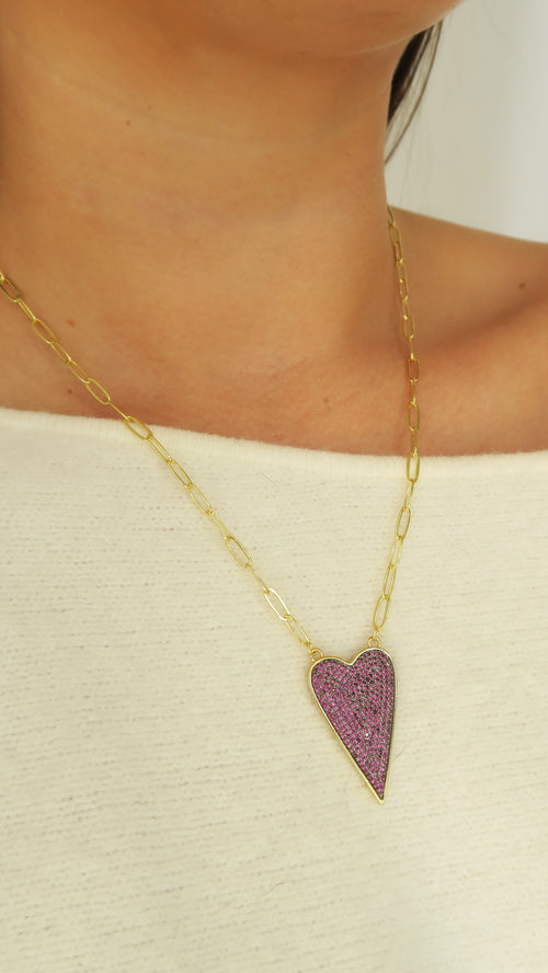 True Love Necklace - Pink