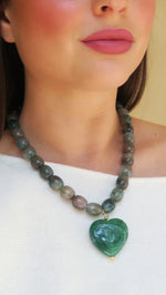 Amour Necklace - Green