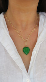 Knox Charm Necklace - Emerald