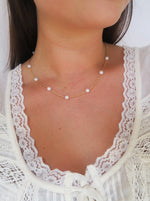 Mini Pearl Gold Necklace