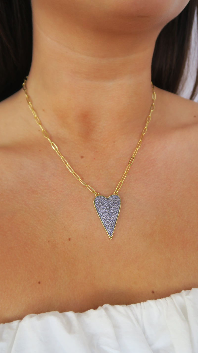 True Love Necklace - Purple