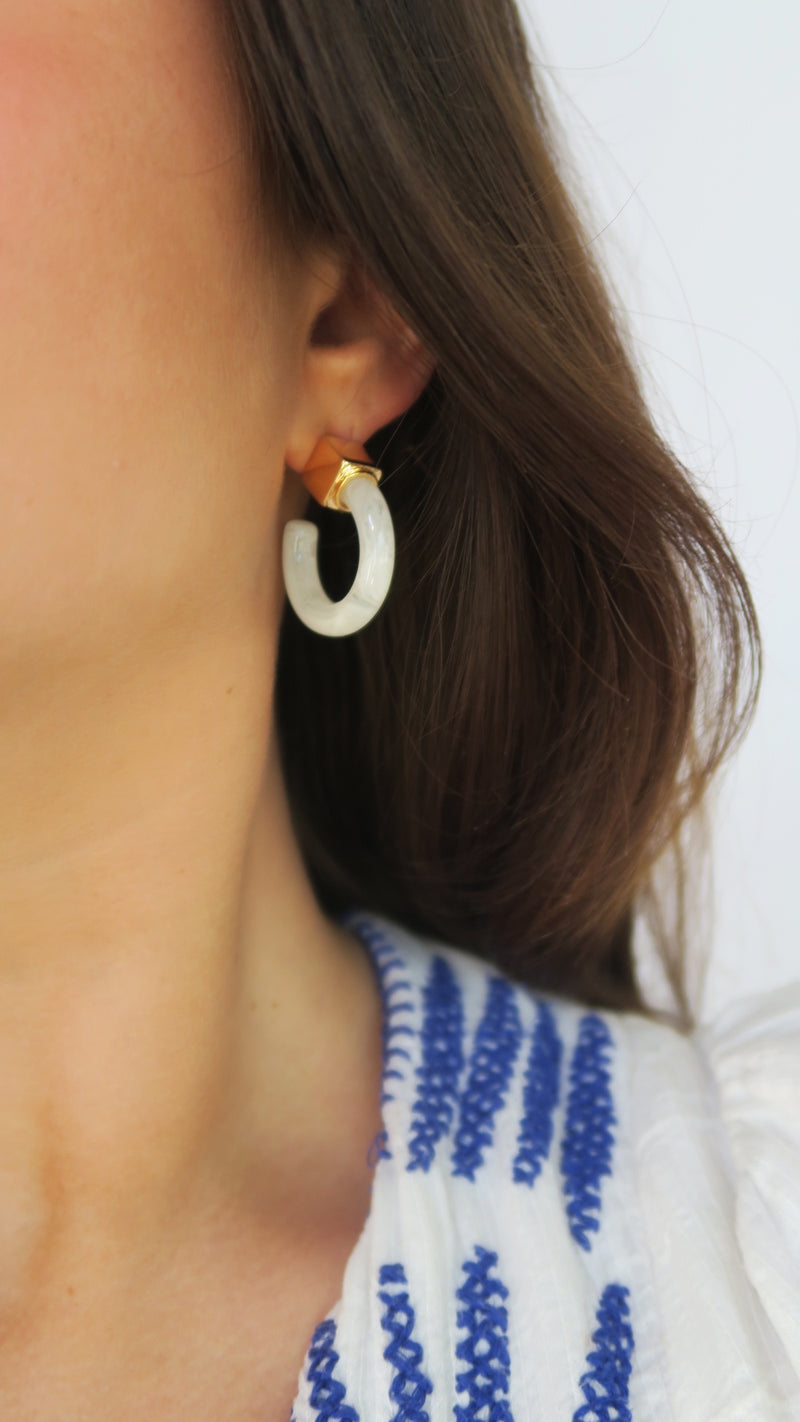 Barbados Hoops - Ivory