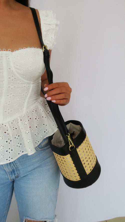 St. Thomas Bucket Bag - Black