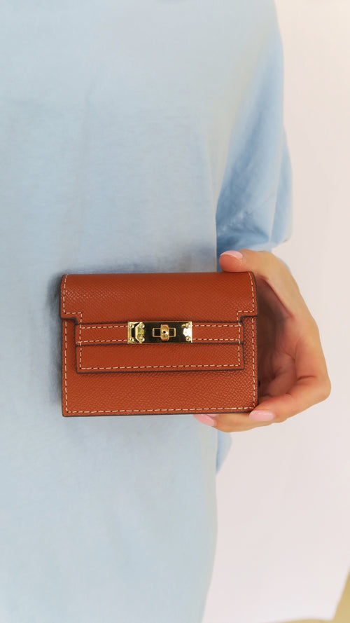 Tess Wallet - Saddle
