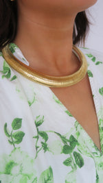 Gold Cobra Necklace