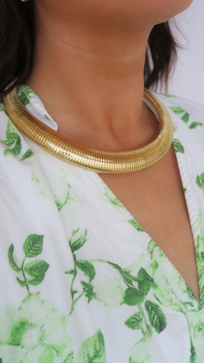 Gold Cobra Necklace