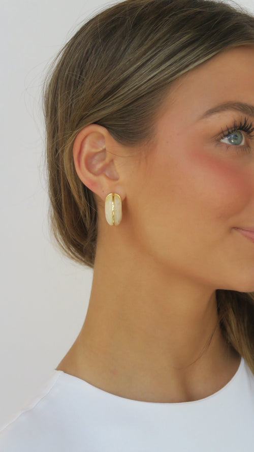 Carson Hoop - Ivory