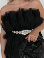 Bling Hattie Bag - Black