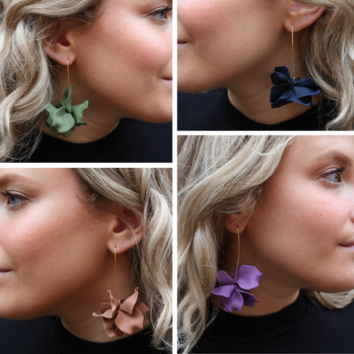Brown Matte Air Bloom Drops