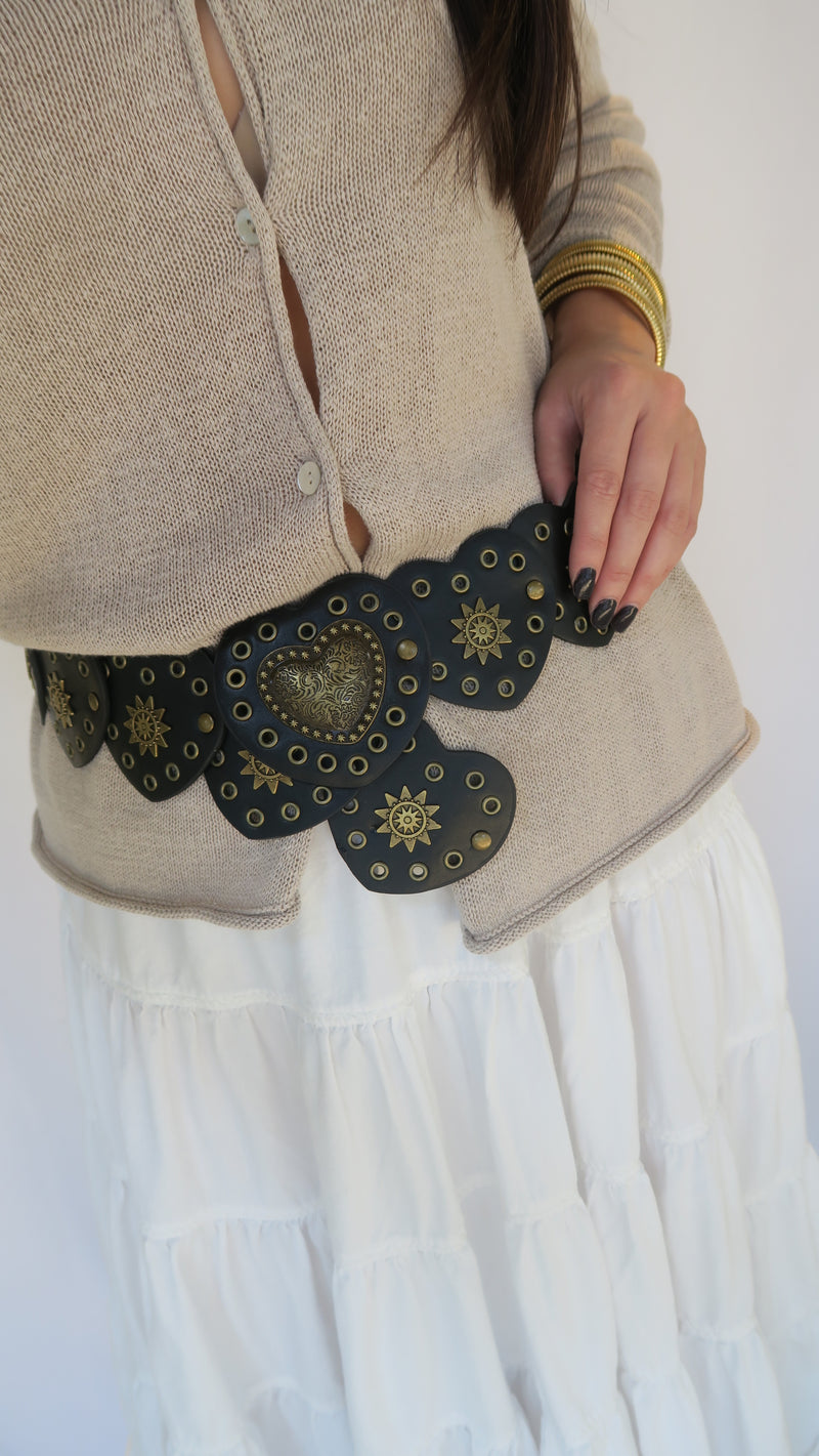 Heartthrob Belt - Brown