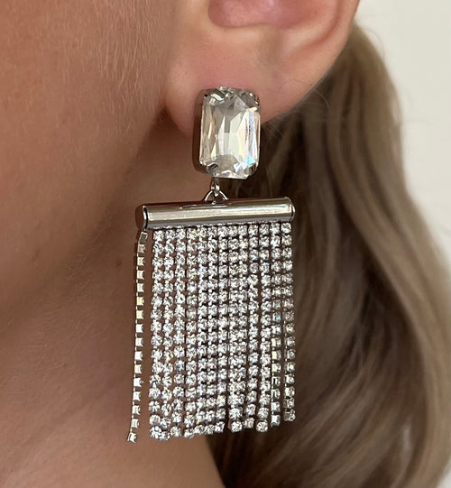 Shimmer and Shine Earrings - silver