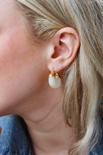 Amelia Hoops - White