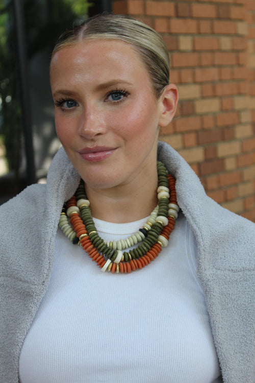 Capri Collar - Deep Orange - wholesale