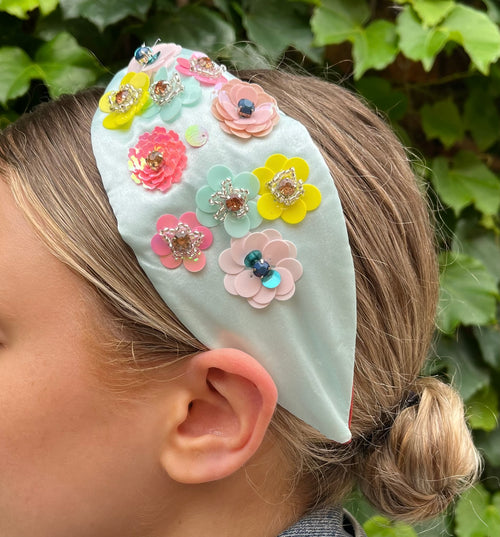 In Bloom Headband - blue