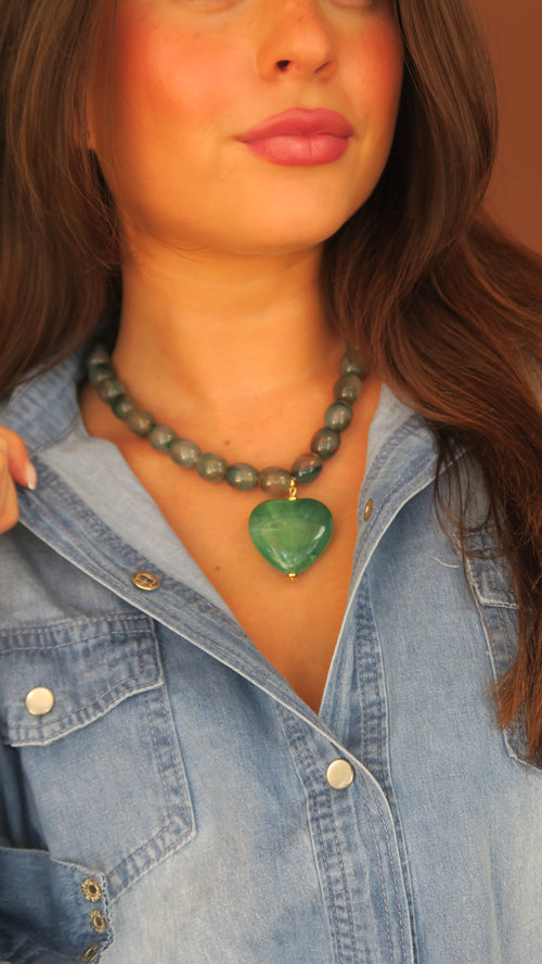 Amour Necklace - Green (PRE-ORDER)