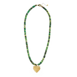 Long Green Paloma Necklace