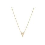 Micro Pave Heart Necklace