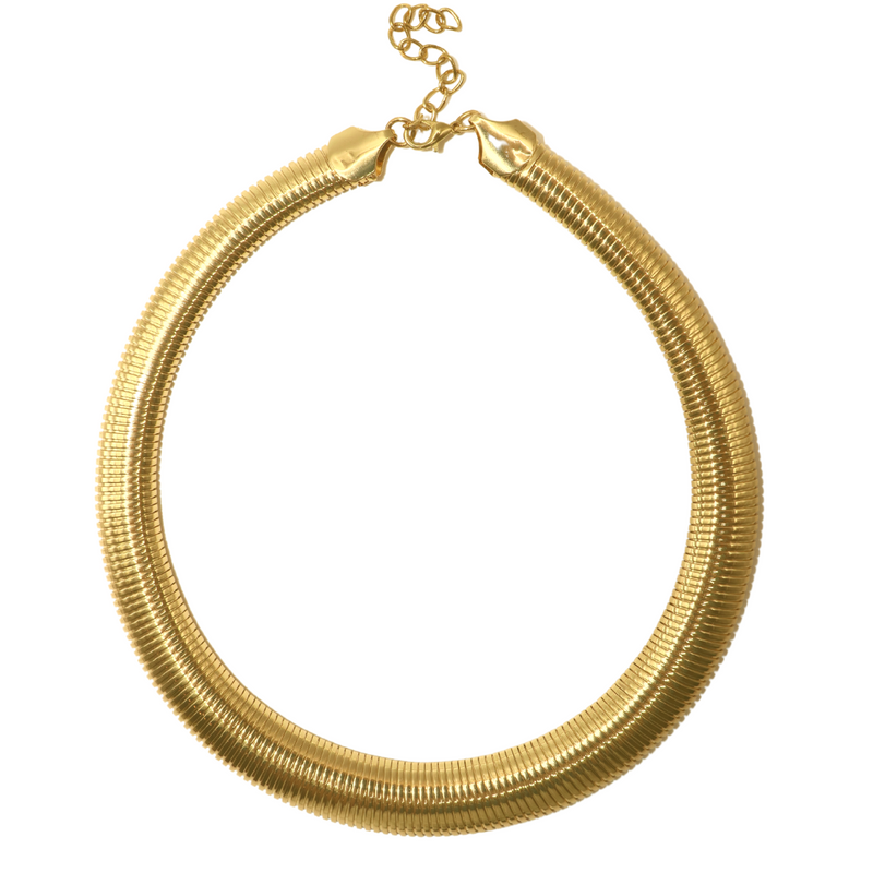 Gold Cobra Necklace