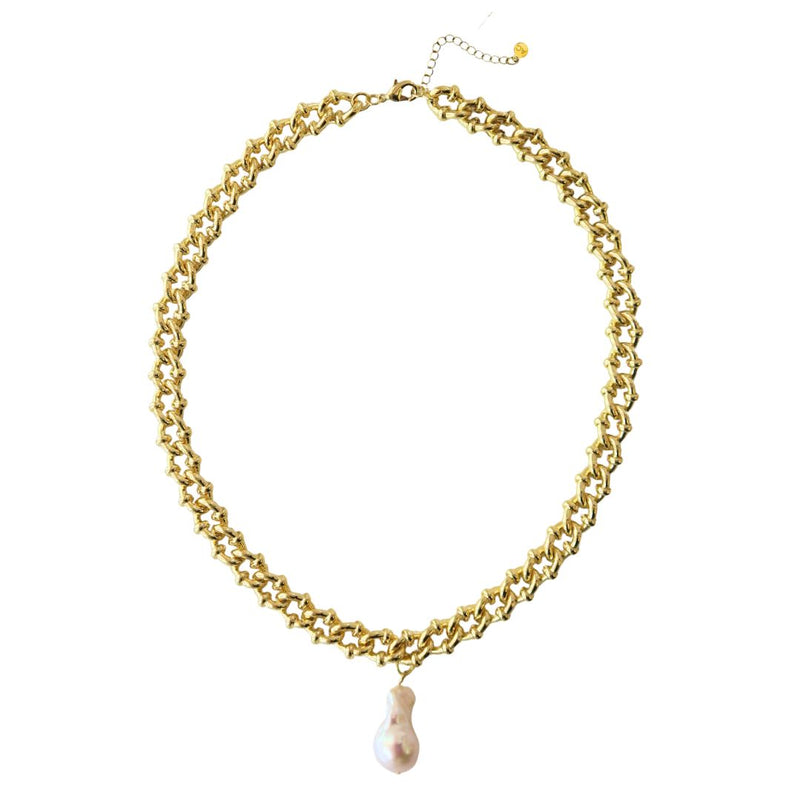 Sea Pearl Drop Necklace