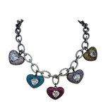 Steel Heart Necklace - wholesale