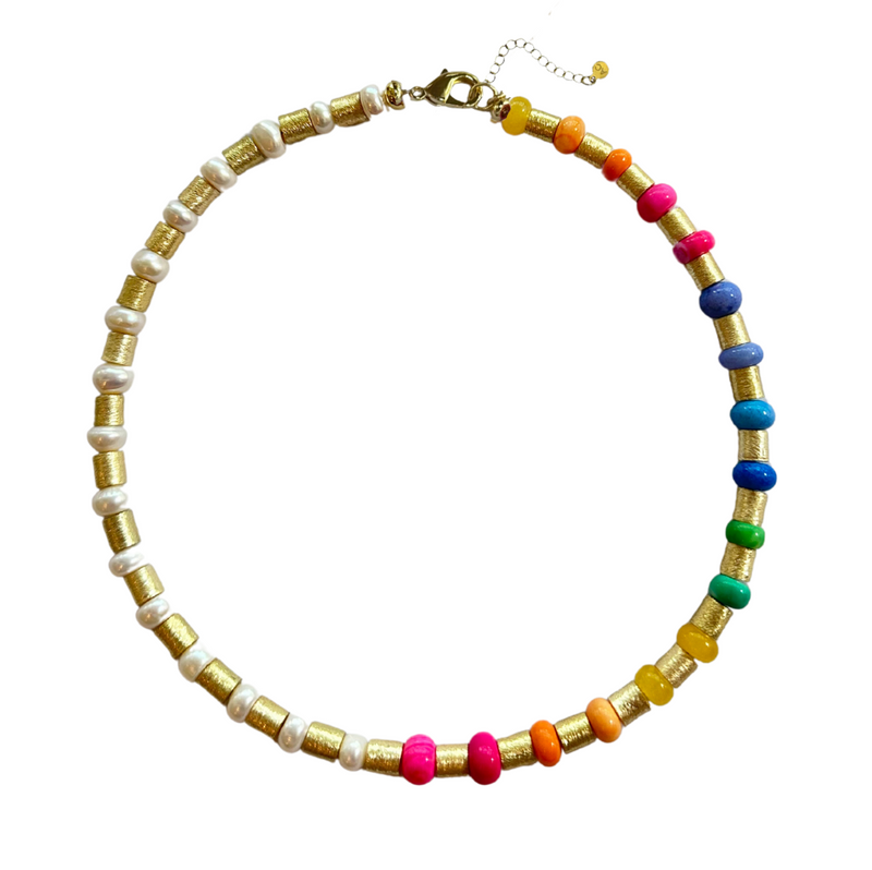 Manhattan Collar - Rainbow/Pearl - Wholesale