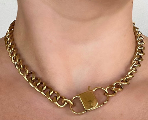 Lourdes Link Necklace