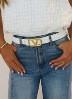 Sasha Belt - White