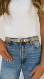 Latch Belt - Taupe