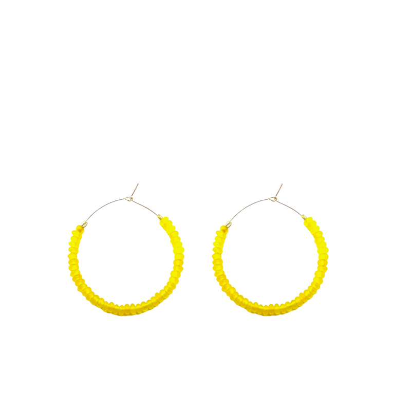 Sugar Gem Hoops-lemon