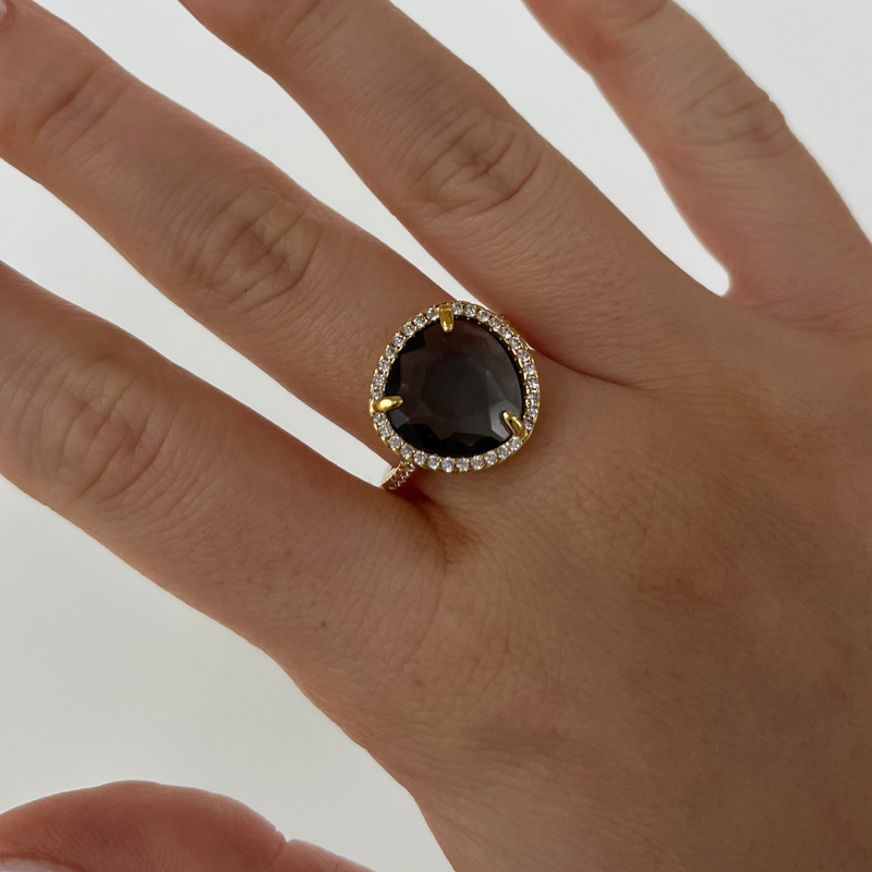 Socialite Bling Ring - Grey