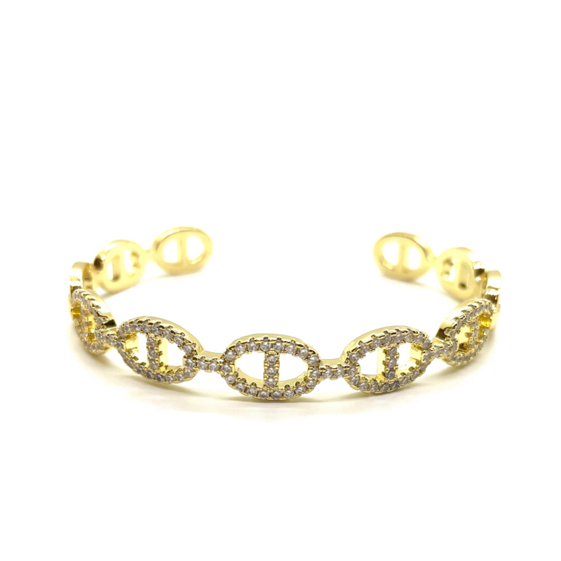 Pave Bit Cuff-Small