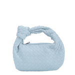 Braided Hattie Bag - Arctic Blue
