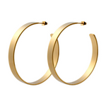 Clio Flat Hoops
