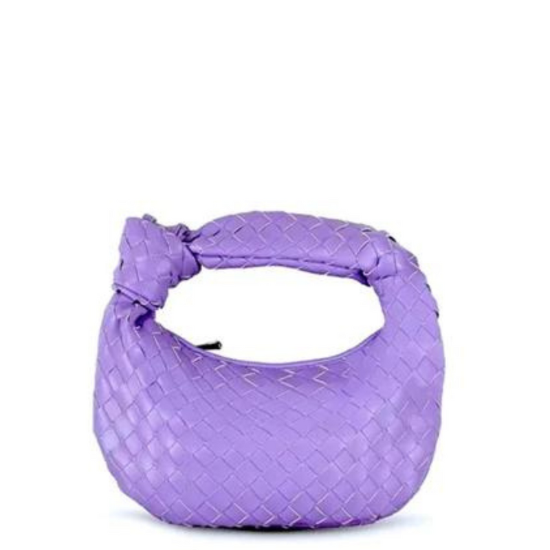 Braided Hattie Bag - Purple