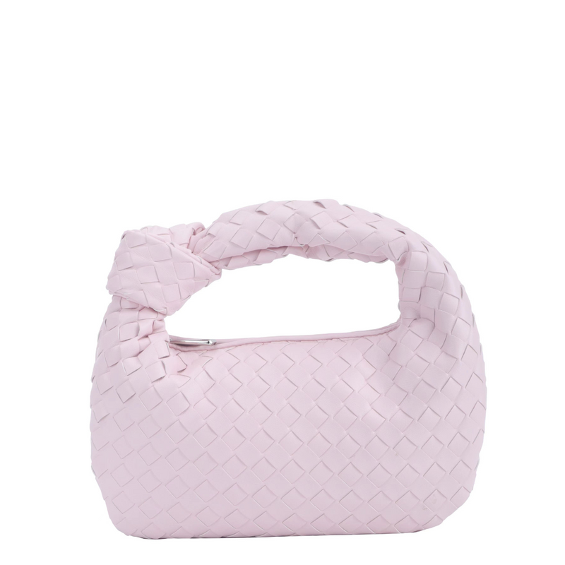 Braided Hattie Bag - Light Pink