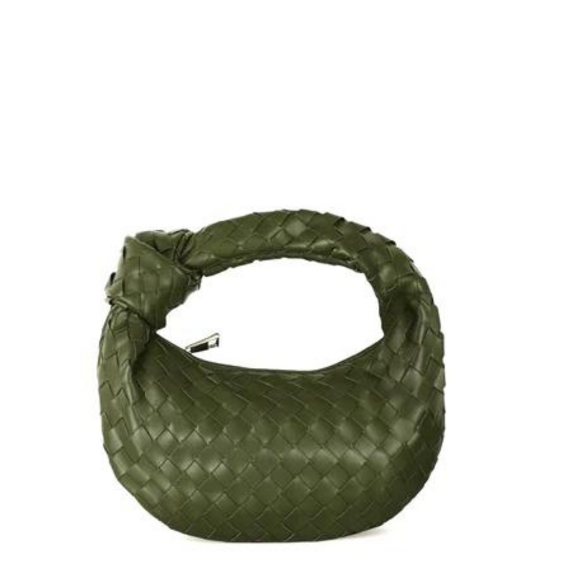 Braided Hattie Bag - Hunter Green