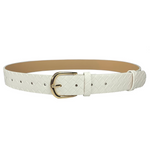 Braided Belt - Ivory