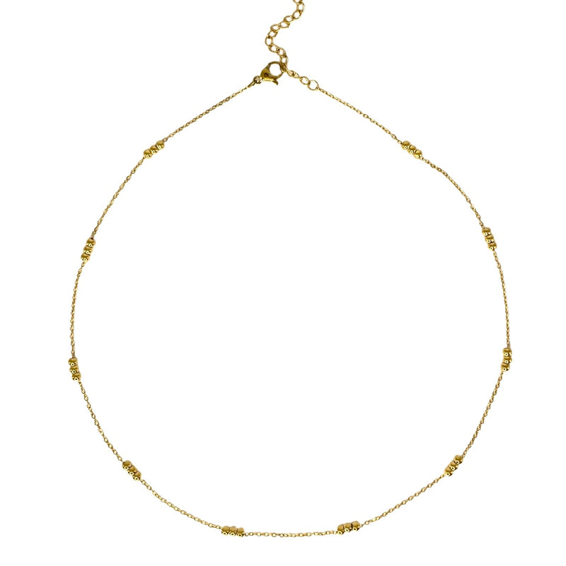 Gold Ball Chain Necklace