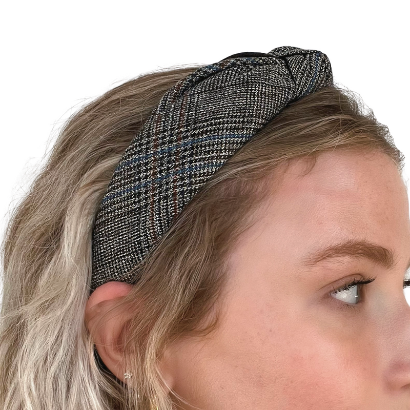 Dark Twill Shimmer Headband