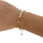 Chic Pearl Chain Bracelet
