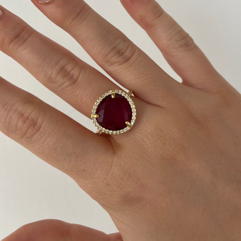 Socialite Bling Ring - Red